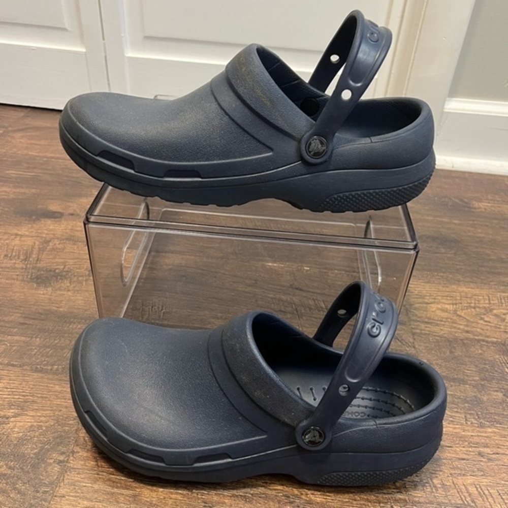 Crocs Unisex Specialist II Workplace Clog Size Men’s 10 Women’s 12 Color Blue